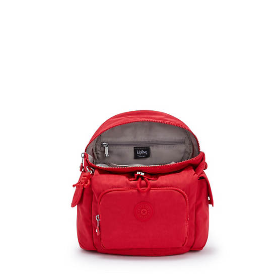 Kipling City Pack Mini Ryggsäck Röda | SE 1728SG